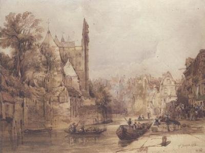 Rue du Rivage, Abbeville de Thomas Shotter Boys